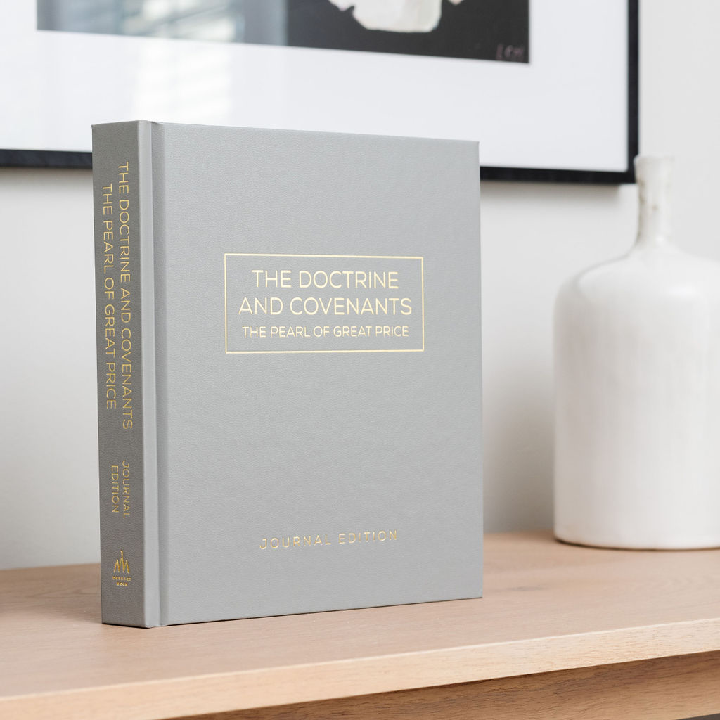 The Doctrine and Covenants and Pearl of Great Price, Journal Edition, Gray Unlined (No Index), , large