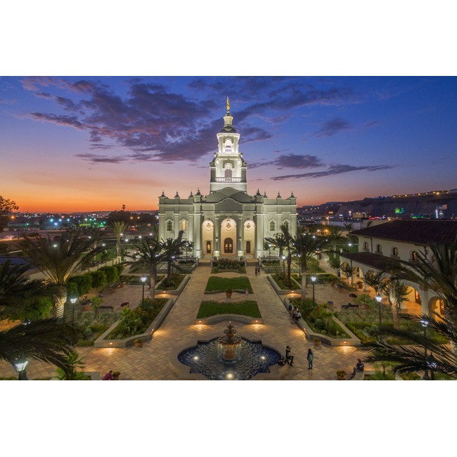 Tijuana Temple, Courtyard (10x13 Framed), , large image number 1