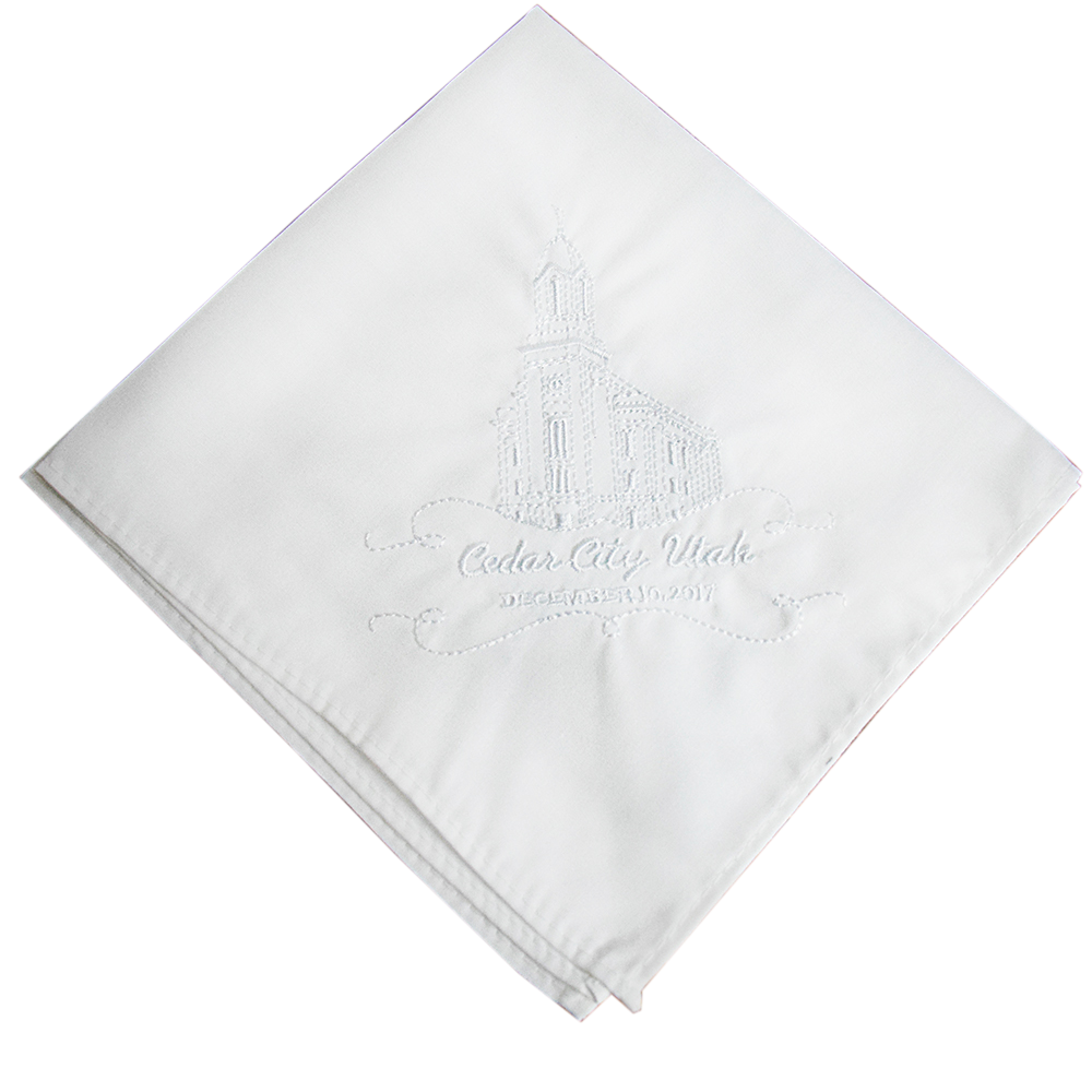 Cedar City Temple Handkerchief, , large image number 2
