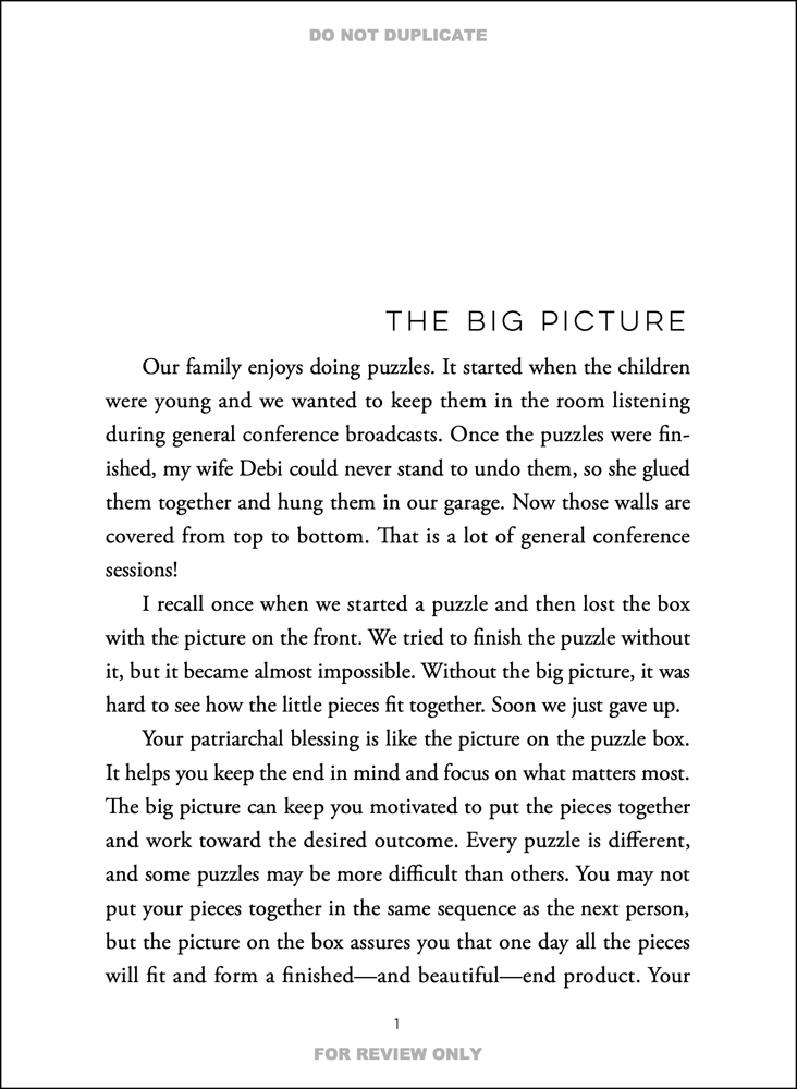 Your Patriarchal Blessing Booklet, , large image number 1