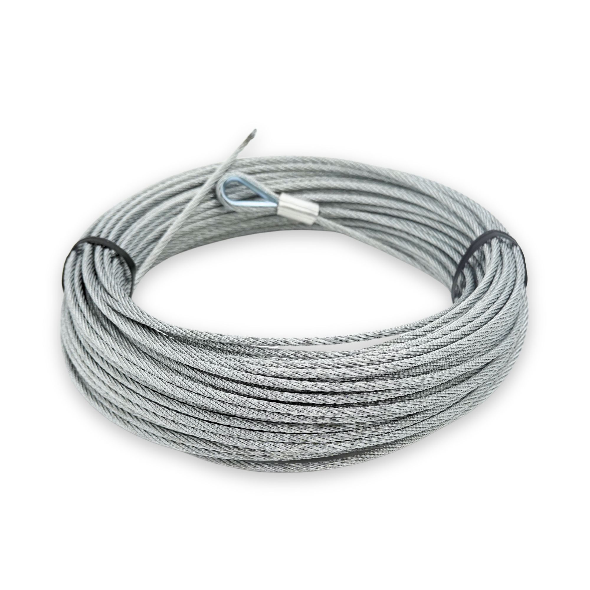 Tie Down 50069 1/8 in. x 100 ft. Galvanized Cable w/ Swagged Loop