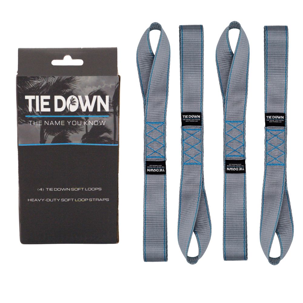 Tie Down 13989-GRY 1.5in x 17ft Grey Soft Loop Strap 10427 lbs ...