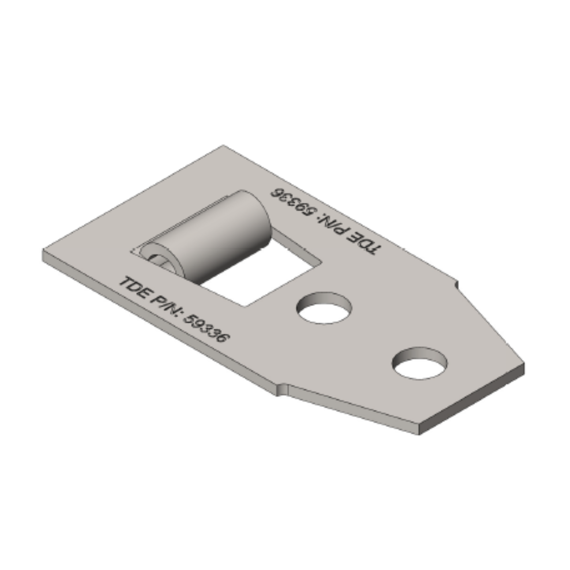 Tie Down 59336 10 Gauge Zinc-Plated Swivel Strap Connector