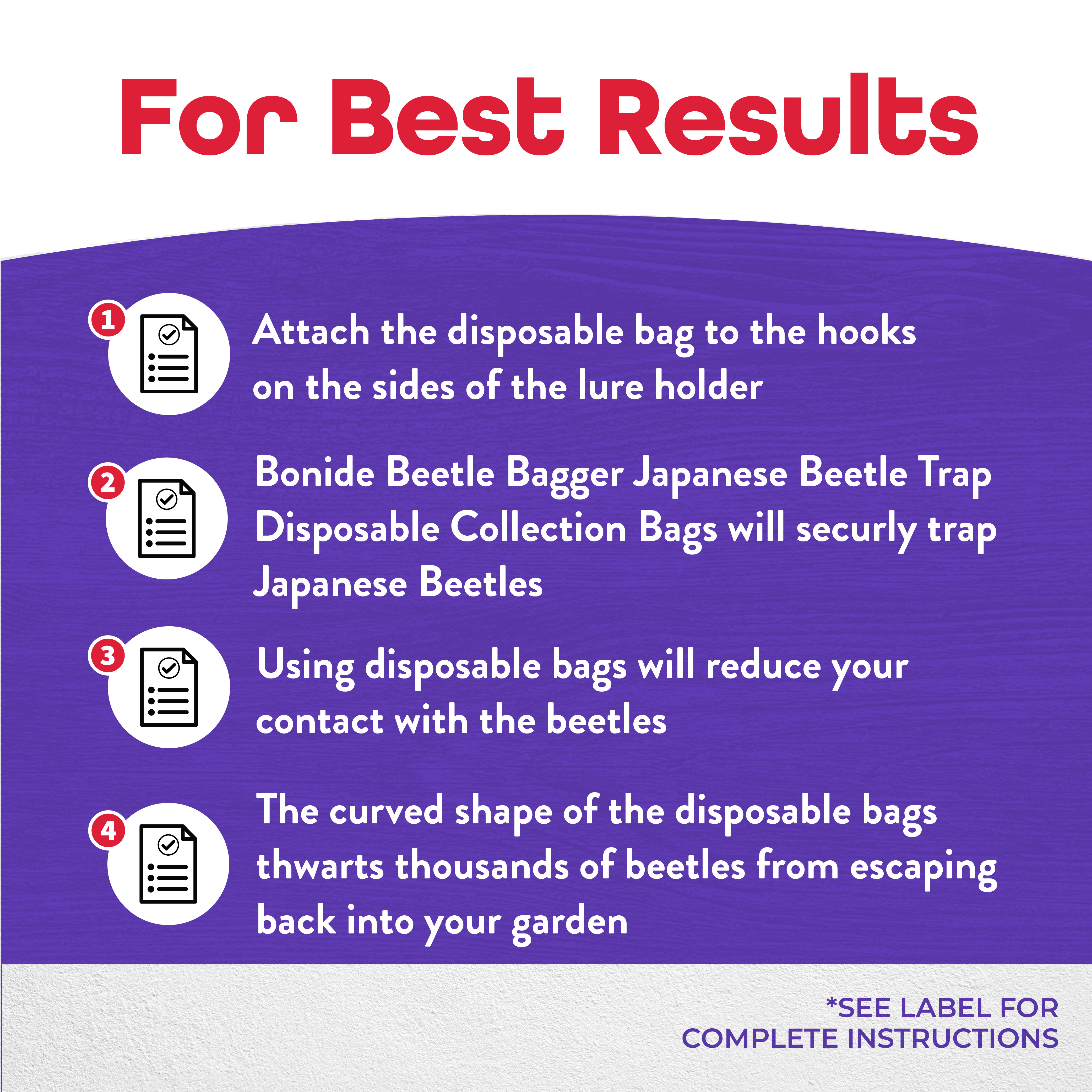 Japanese Beetle Bagger Bags
