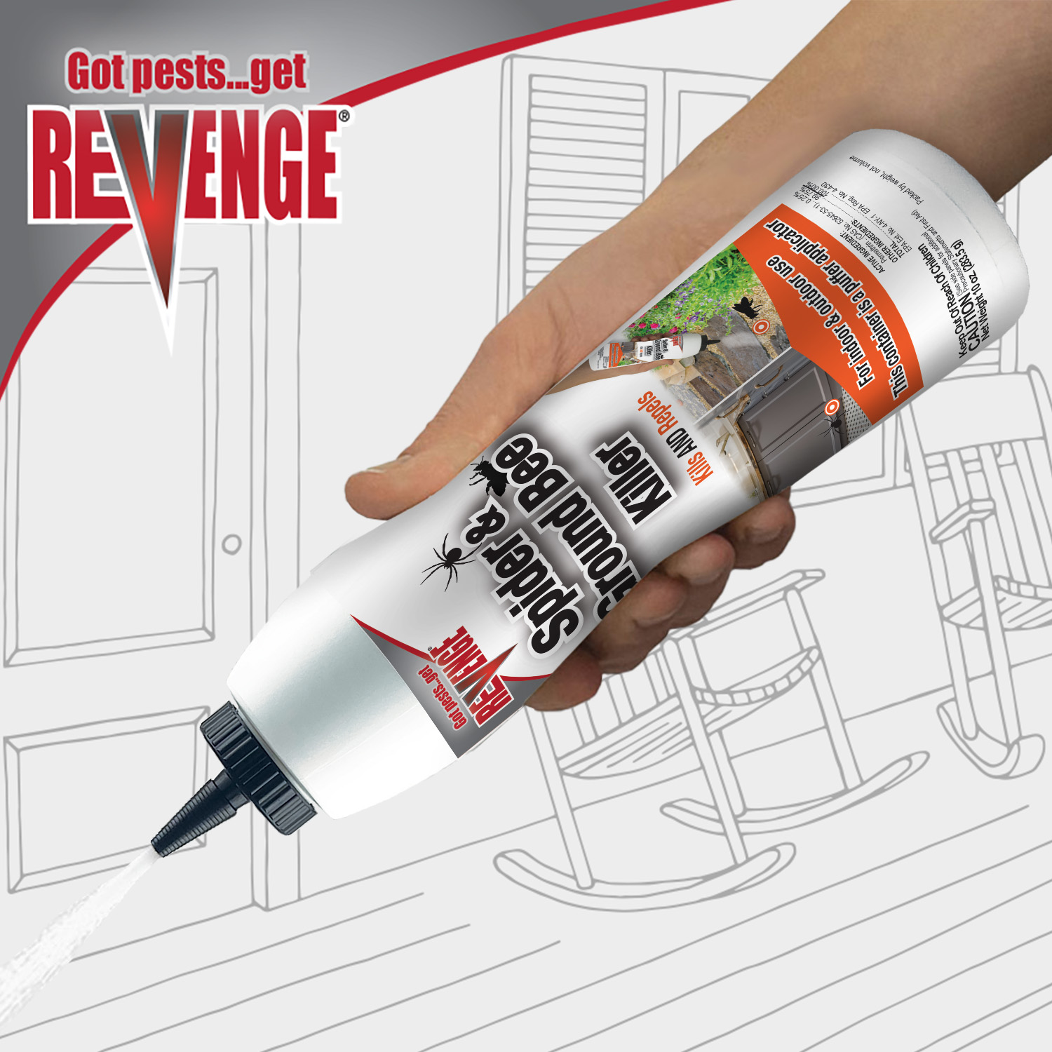 Revenge Spider & Ground Bee Killer
