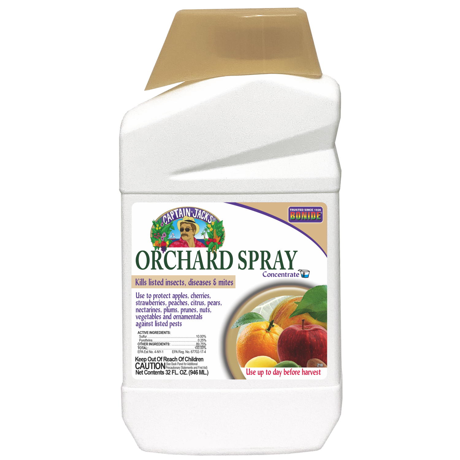Captain Jack’s Citrus, Fruit, & Nut Orchard Spray Concentrate Captain Jack’s Citrus, Fruit, & Nut Orchard Spray Concentrate