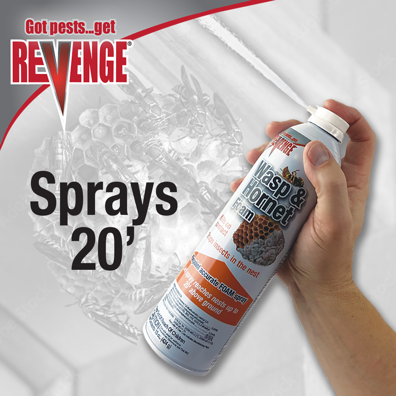 Revenge Wasp & Hornet Foam Aerosol