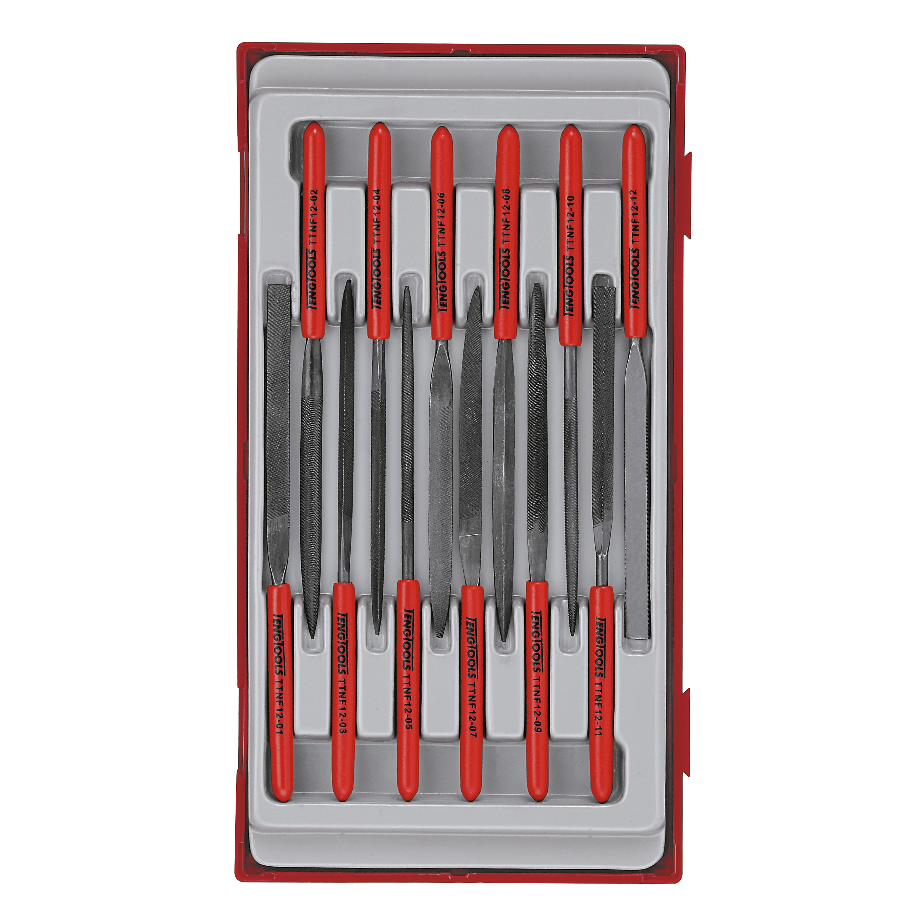 TENG 12PCE NEEDLE FILE SET - TC-TRAY