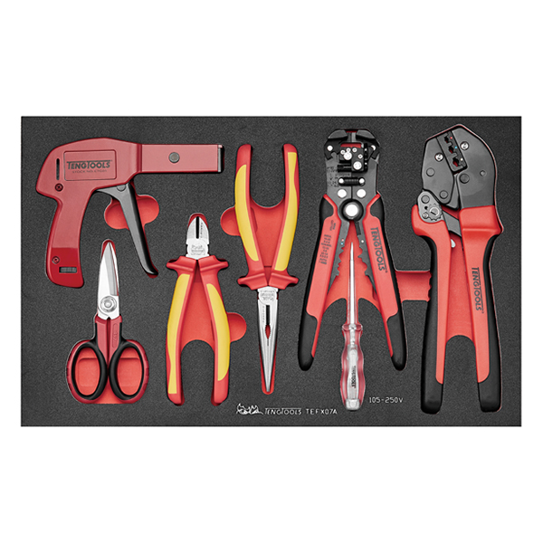 TENG 7PCE ELECTRICIAN TOOL SET