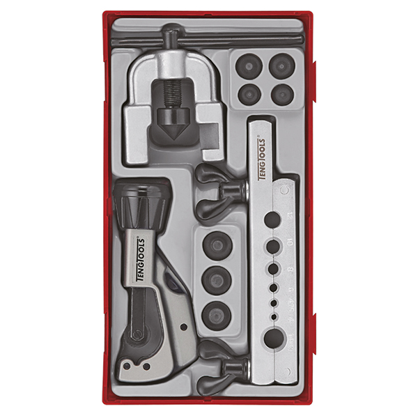 TENG 10PCE DOUBLE FLARING TOOL SET - TC-TRAY