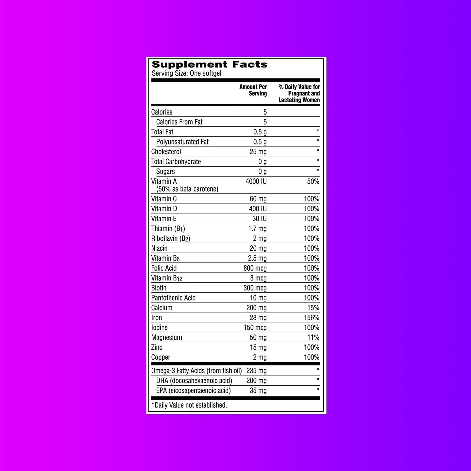 One A Day Women's Prenatal 1 Multivitamin | Optum Store