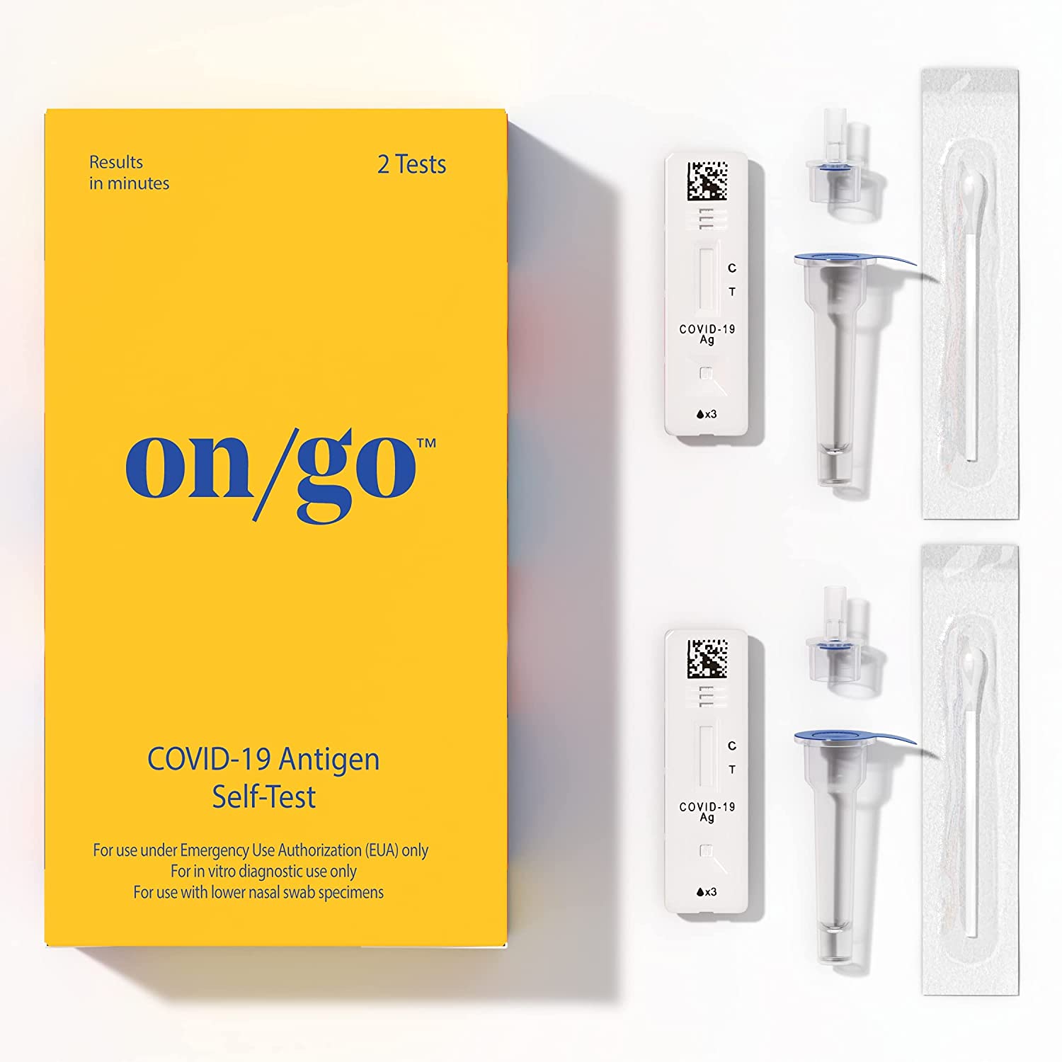 On/Go COVID-19 Antigen Self-Test Kit, 2 tests (Insurance ...