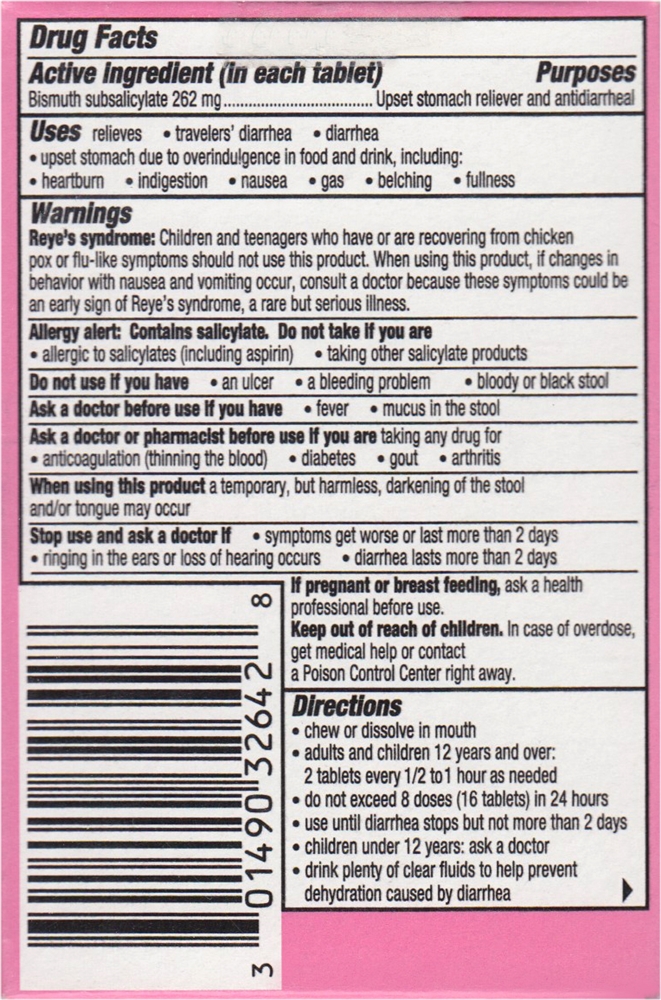 Pepto-Bismol Chewable Tablets - 48 ct | Optum Store