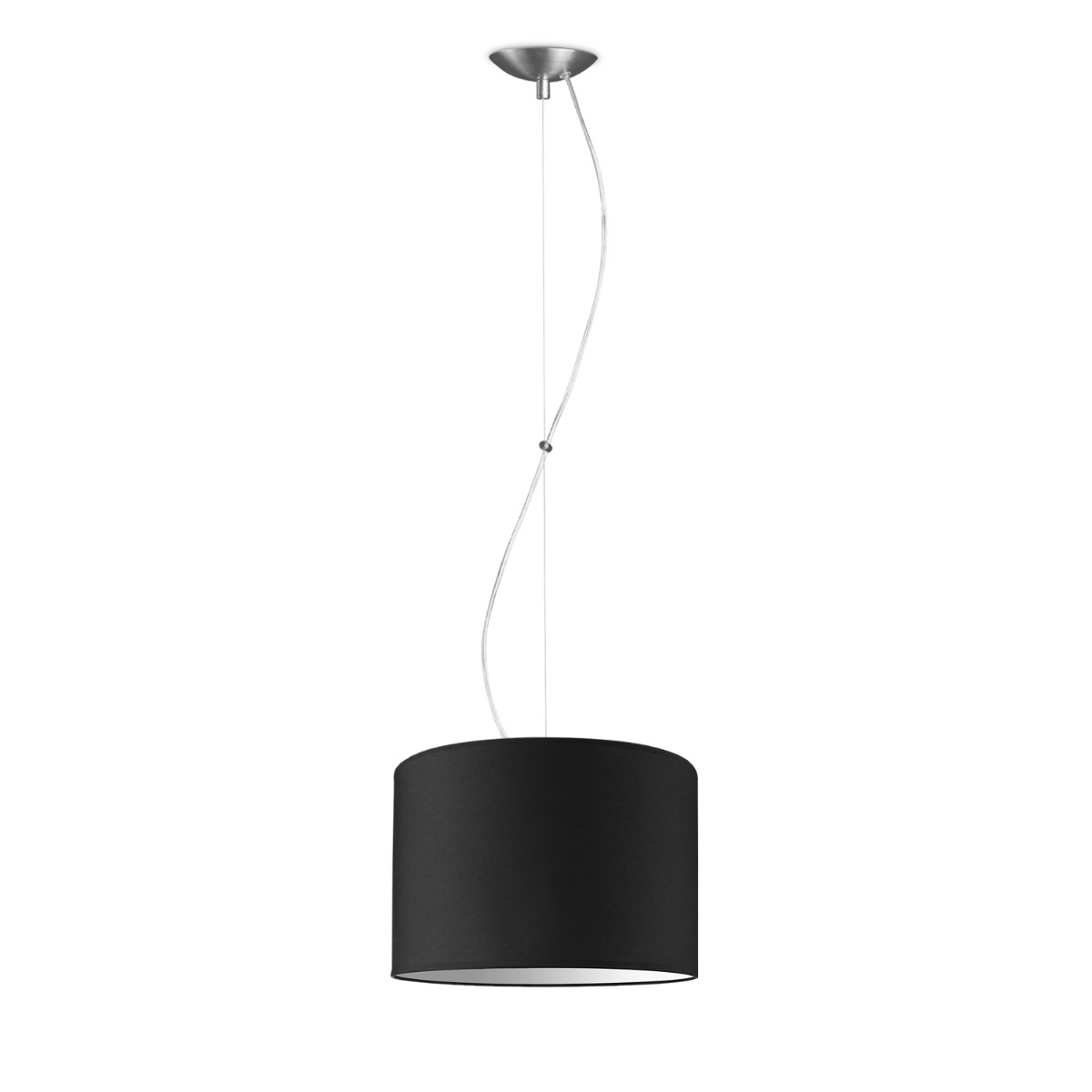 hanglamp basic deluxe bling Ø 30 cm - zwart