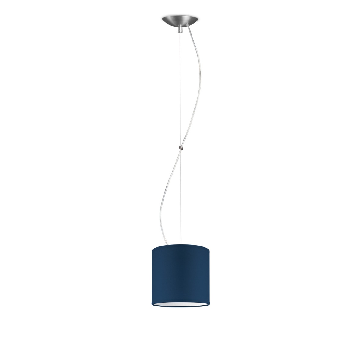 Image of hanglamp basic deluxe bling Ø 16 cm - blauw