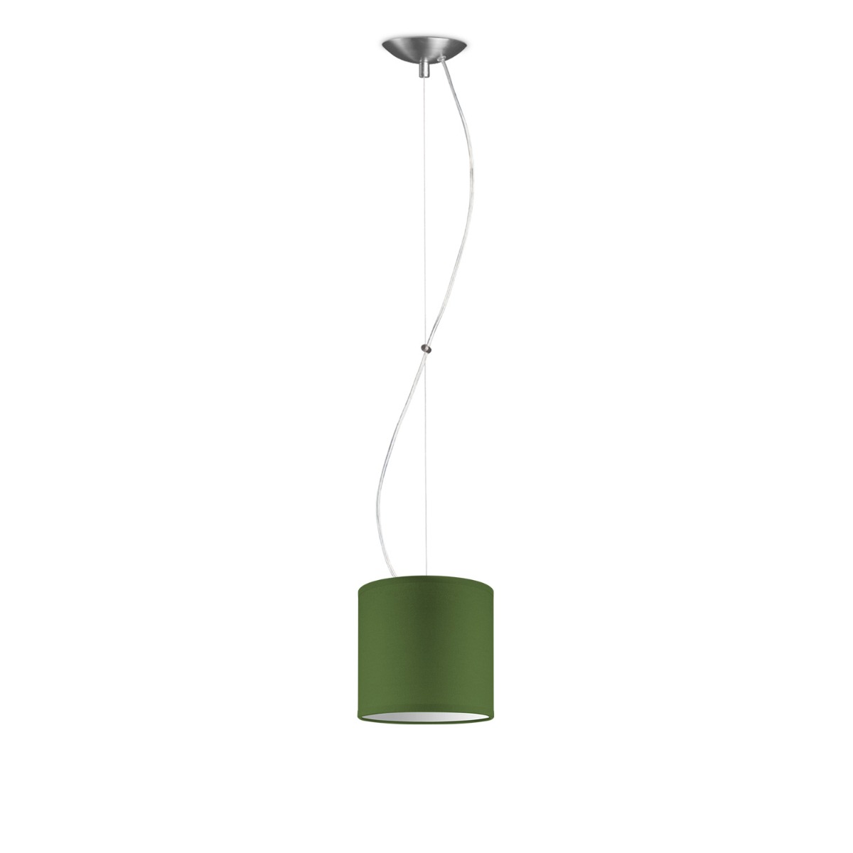 Image of hanglamp basic deluxe bling Ø 16 cm - groen
