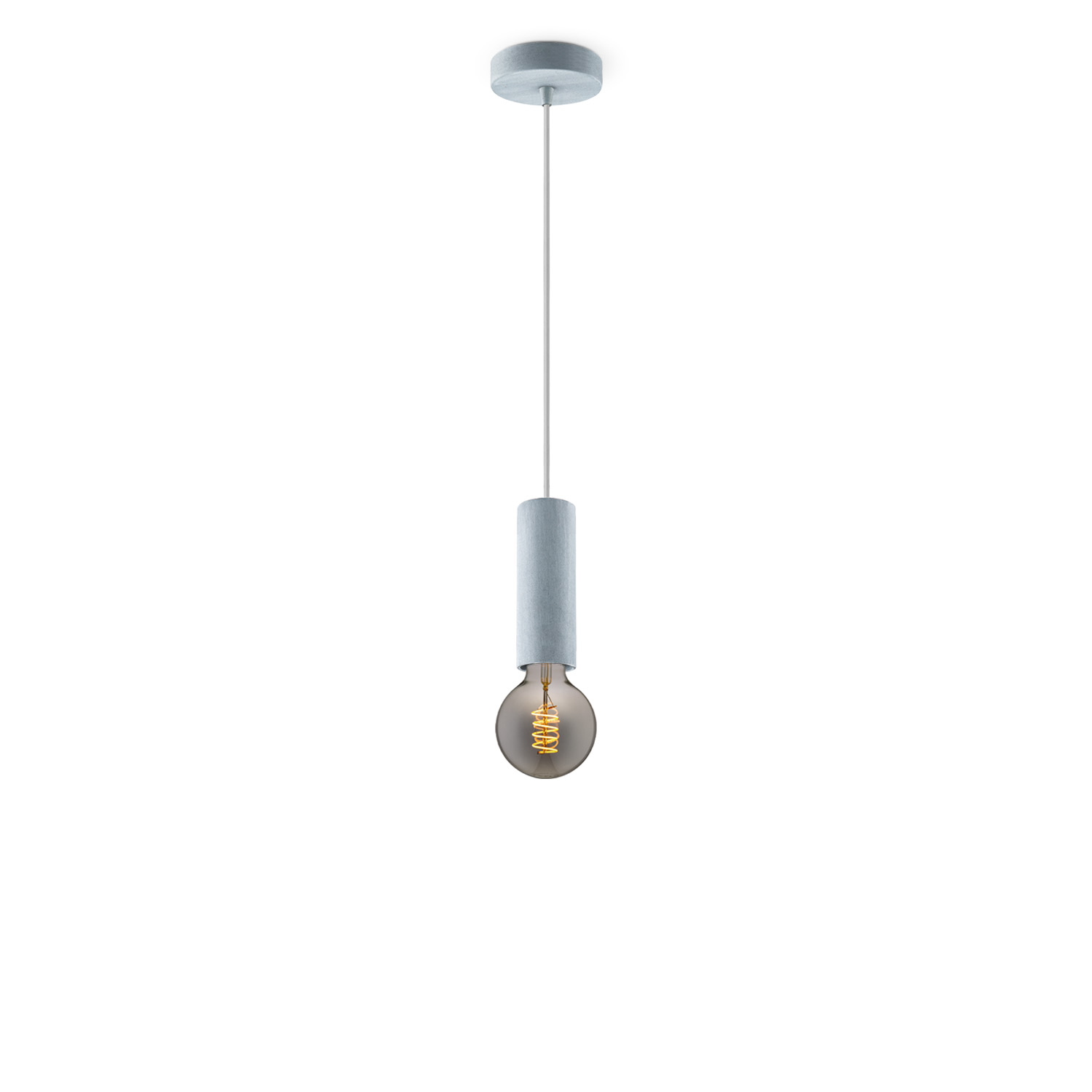 Image of Home sweet home hanglamp Saga beton Spiral g95 - smoke