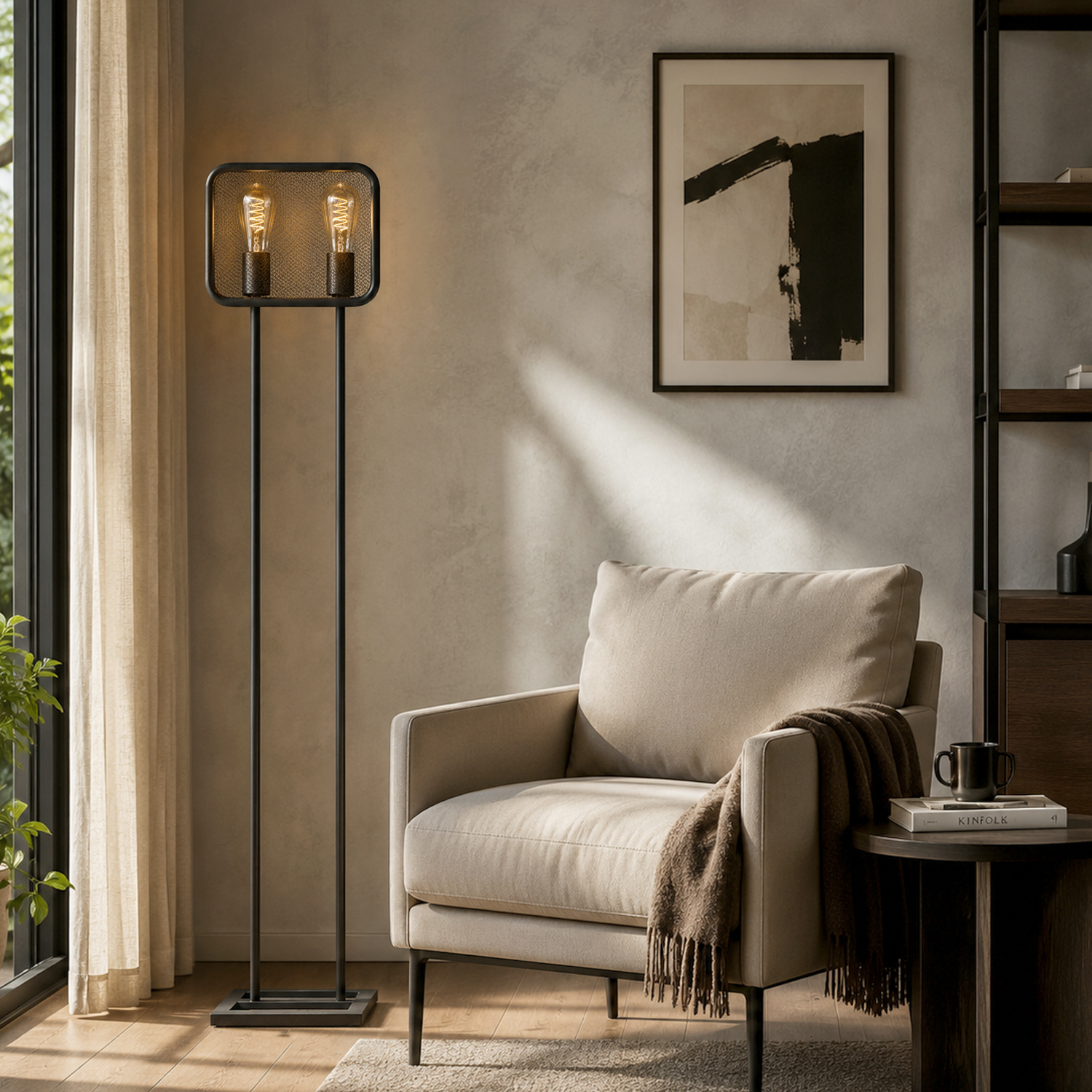 62% korting op de Weave vloerlamp bij Besselink Licht