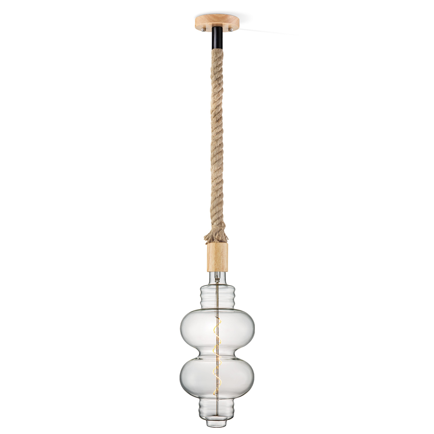 Home sweet home hanglamp Leonardo Diabolo - helder
