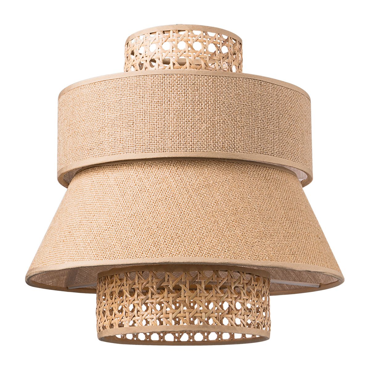 Image of Home sweet home lampenkap Cane weave - nature