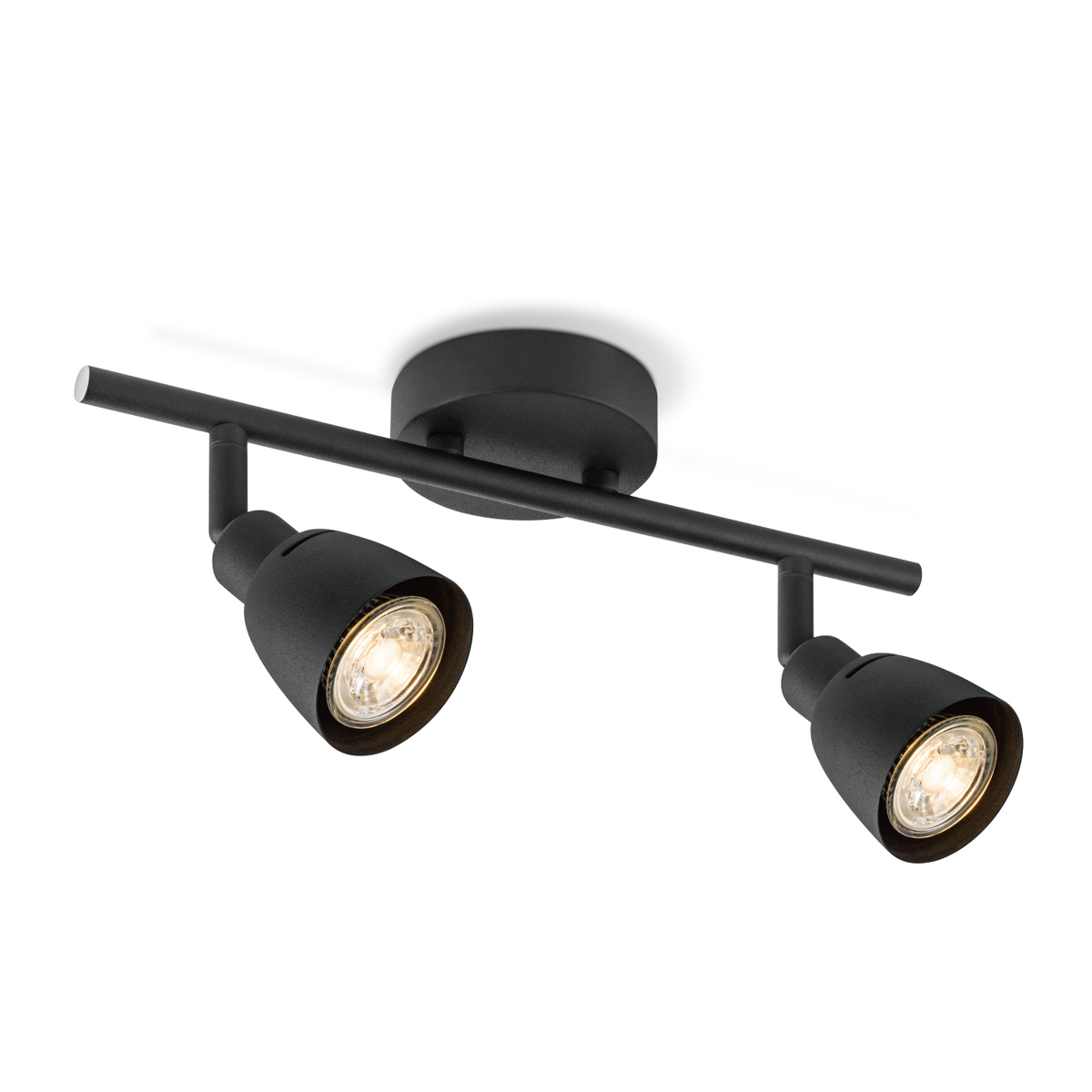 Home sweet home LED opbouwspot Aka 2L 32,5 cm - zwart