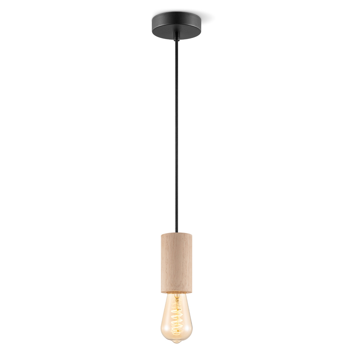 Home sweet home hanglamp Billy small - houten tak