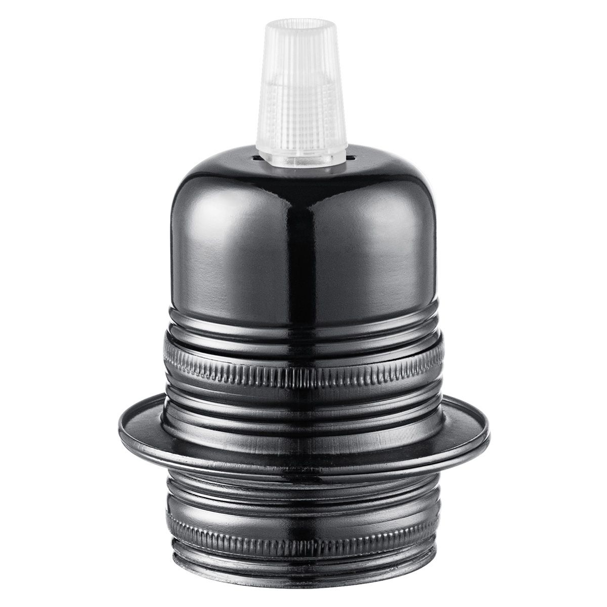 Home sweet home metalen 2-rings fitting E27 - zwart