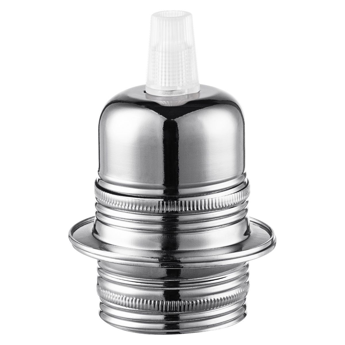 Home sweet home metalen 2-rings fitting E27 - mat staal