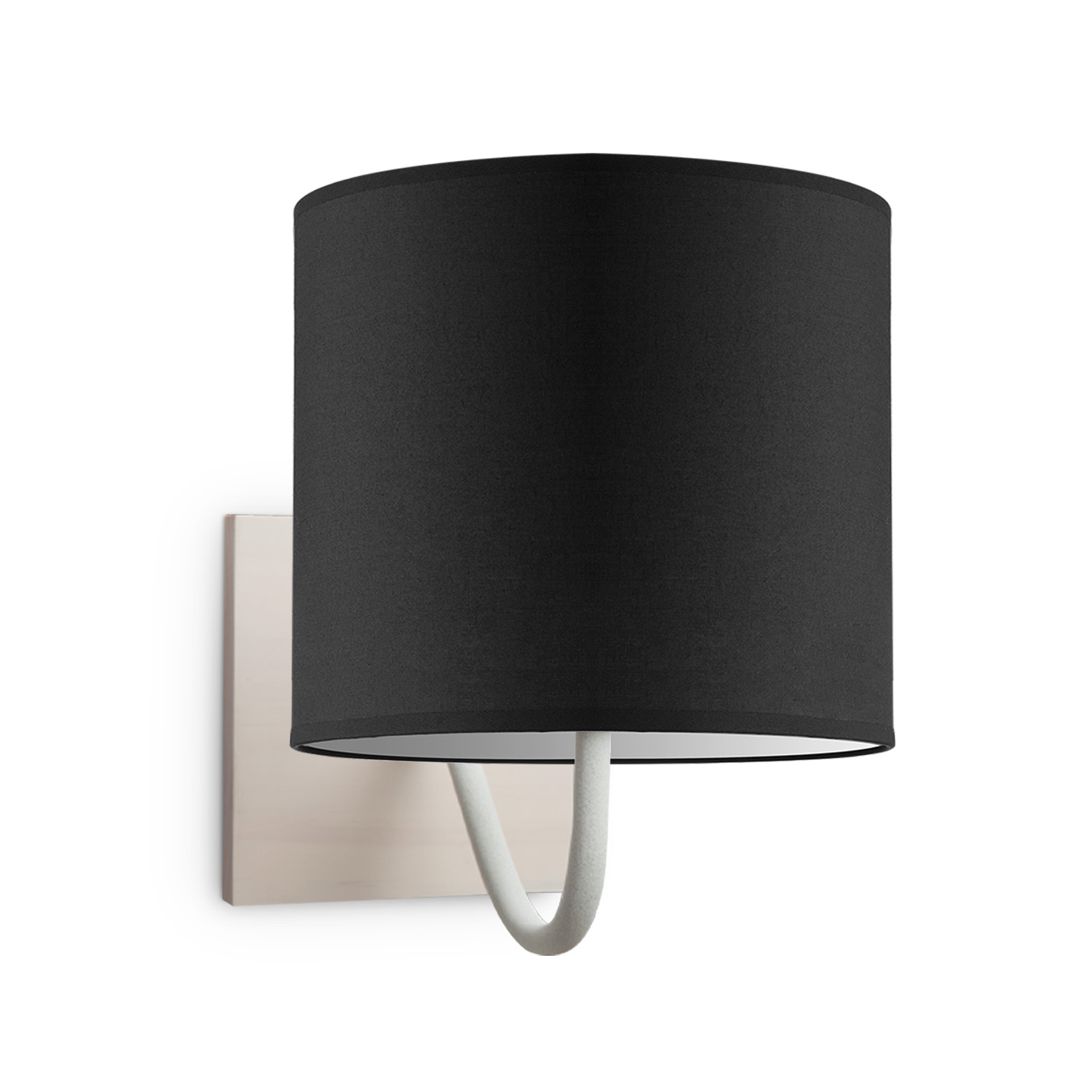 wandlamp beach bling Ø 20 cm - zwart