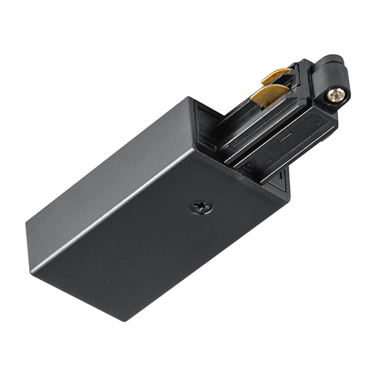 Image of Home sweet home voedingsaansluiting eind voor railsysteem Track light - zwart