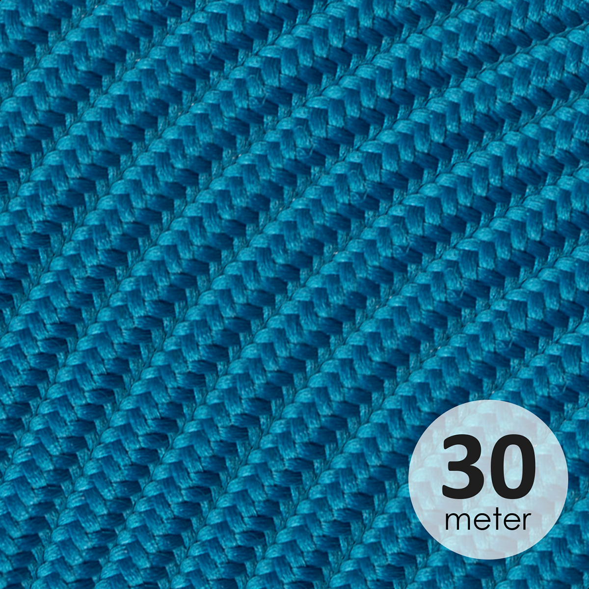 Image of ROL 30 Meter strijkijzersnoer DONKERBLAUW 3X0.75mm