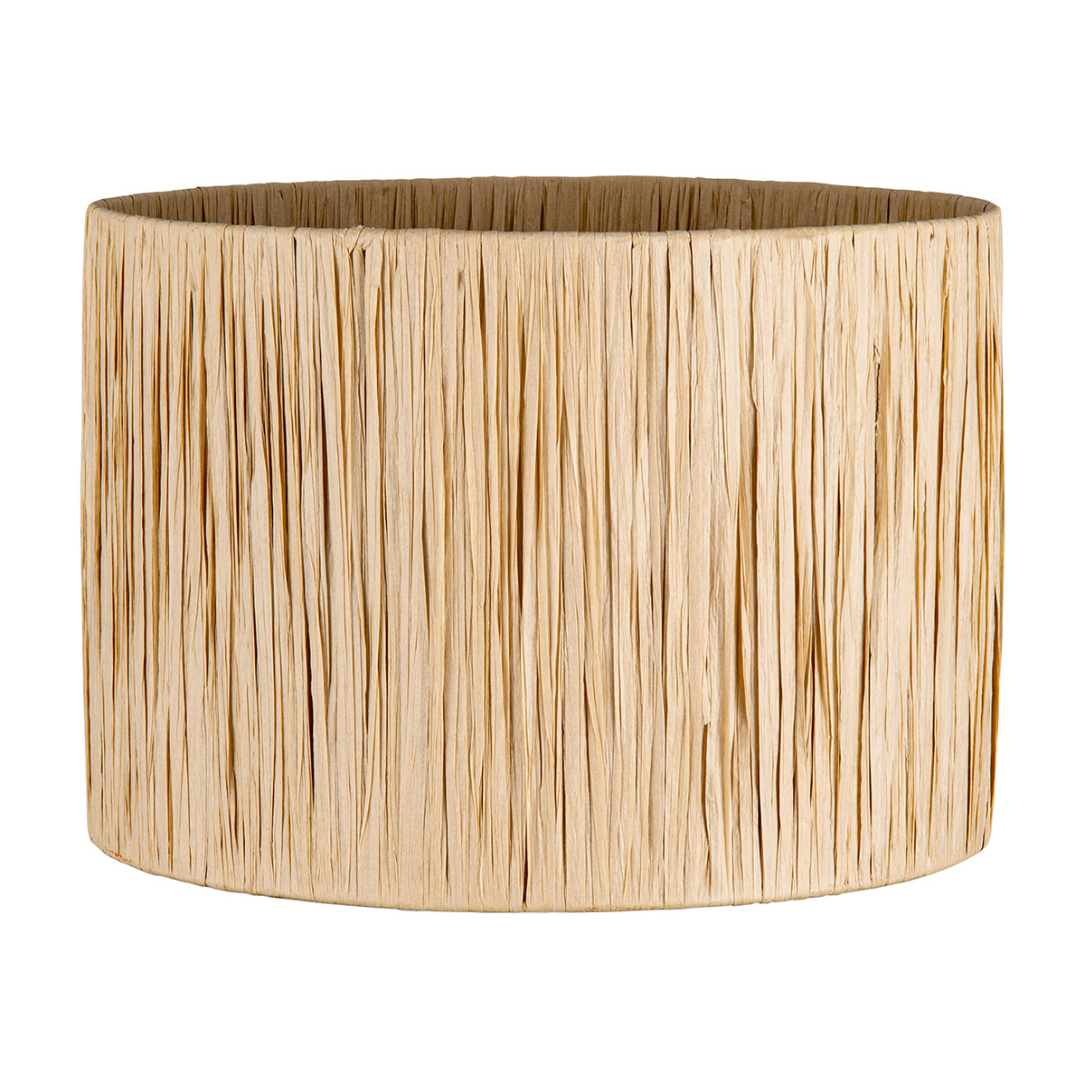 Raffia lampenkap - Cilindrisch - Beige - Boheemse stijl - ø30 x 20 cm - E27 fitting - Ontworpen voor Tafellampen en Pendellamp - Ontworpen voor Woonkamer en eetkamer