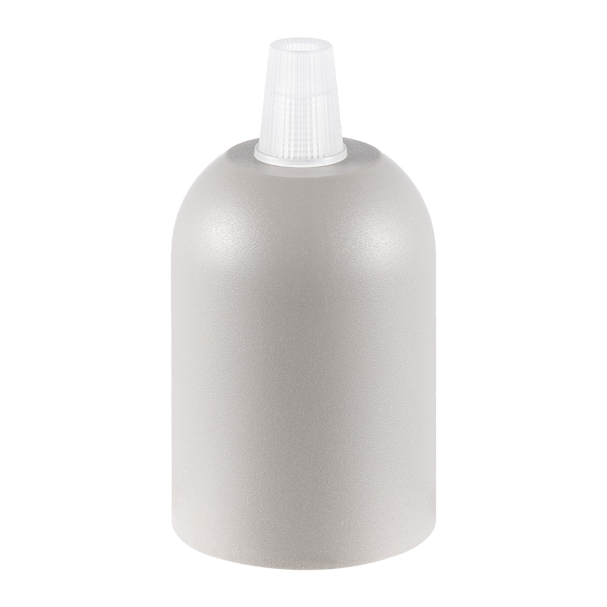 DIY lamphouders - Lamponderdelen - ø4.4 x 8.5 cm - E27 - Grijs - Cilinder - Ontworpen voor Hanglampen, Wandlampen