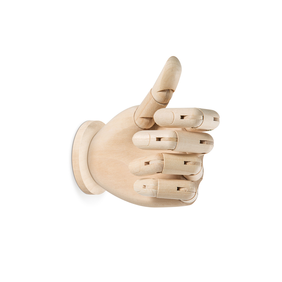 Home sweet home snoerhouder houten hand Girl - hout