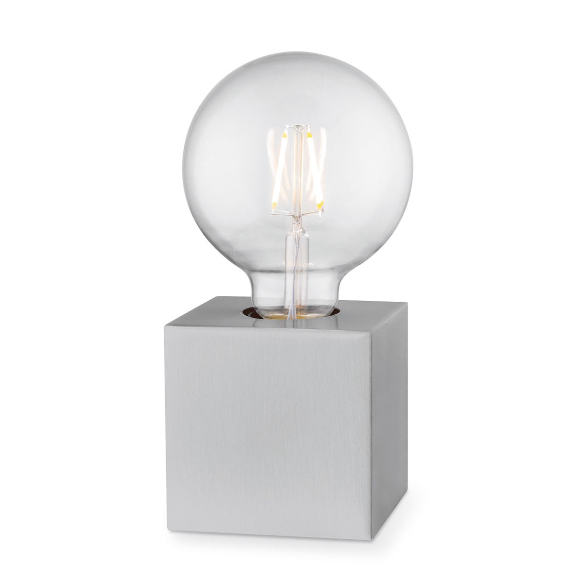 Home sweet home tafellamp Dry 10 vierkant - mat staal