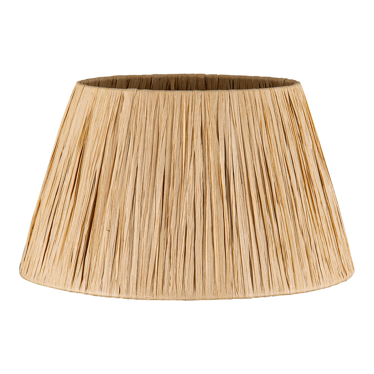 Raffia lampenkap - Conisch - beige - Boheemse stijl - ø30 x 17 cm - E27 fitting - Ontworpen voor tafellampen en Pendellamp - Ontworpen voor woonkamer en eetkamer
