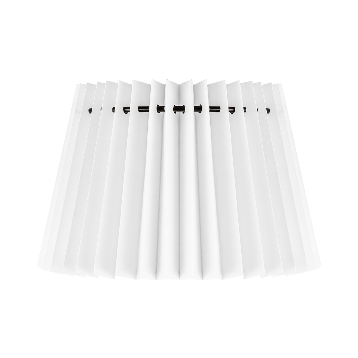 Papieren Gevouwen Lampenkap - Conisch - White - 20 x 15 x 13 cm - E27 fitting - Voor Tafellampen - Ontworpen voor woonkamer en eetkamer
