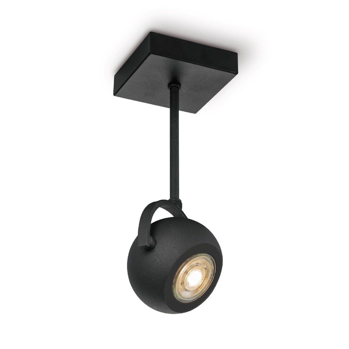 Home sweet home LED opbouwspot Nop ↔ 9,5 cm - zwart