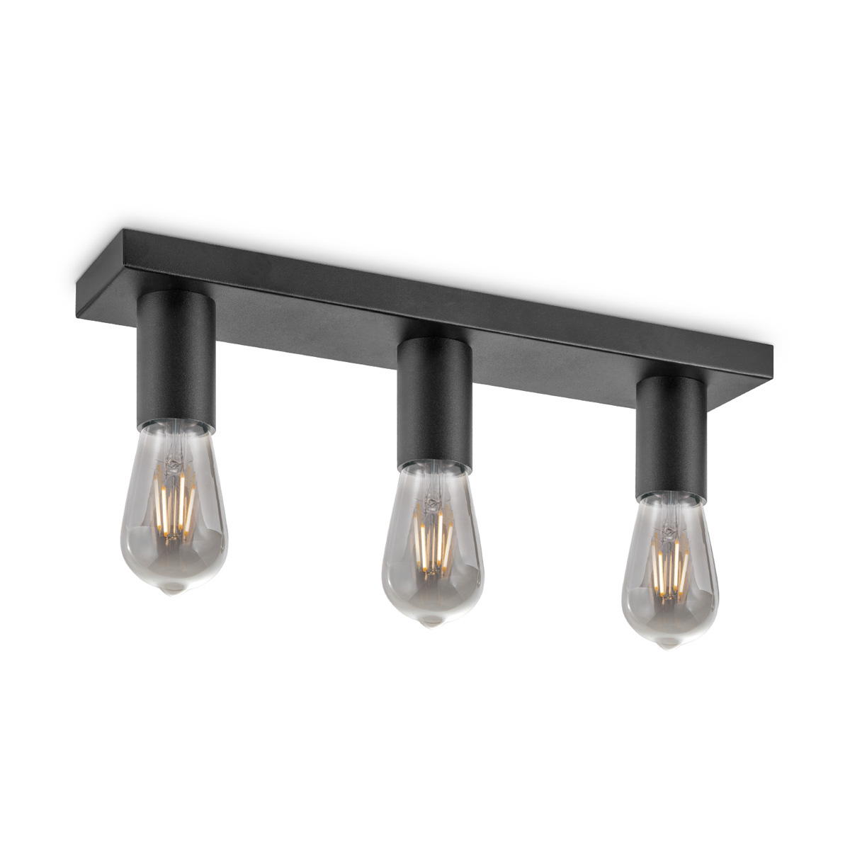 Home sweet home opbouwspot Nitro 3 lichts - zwart