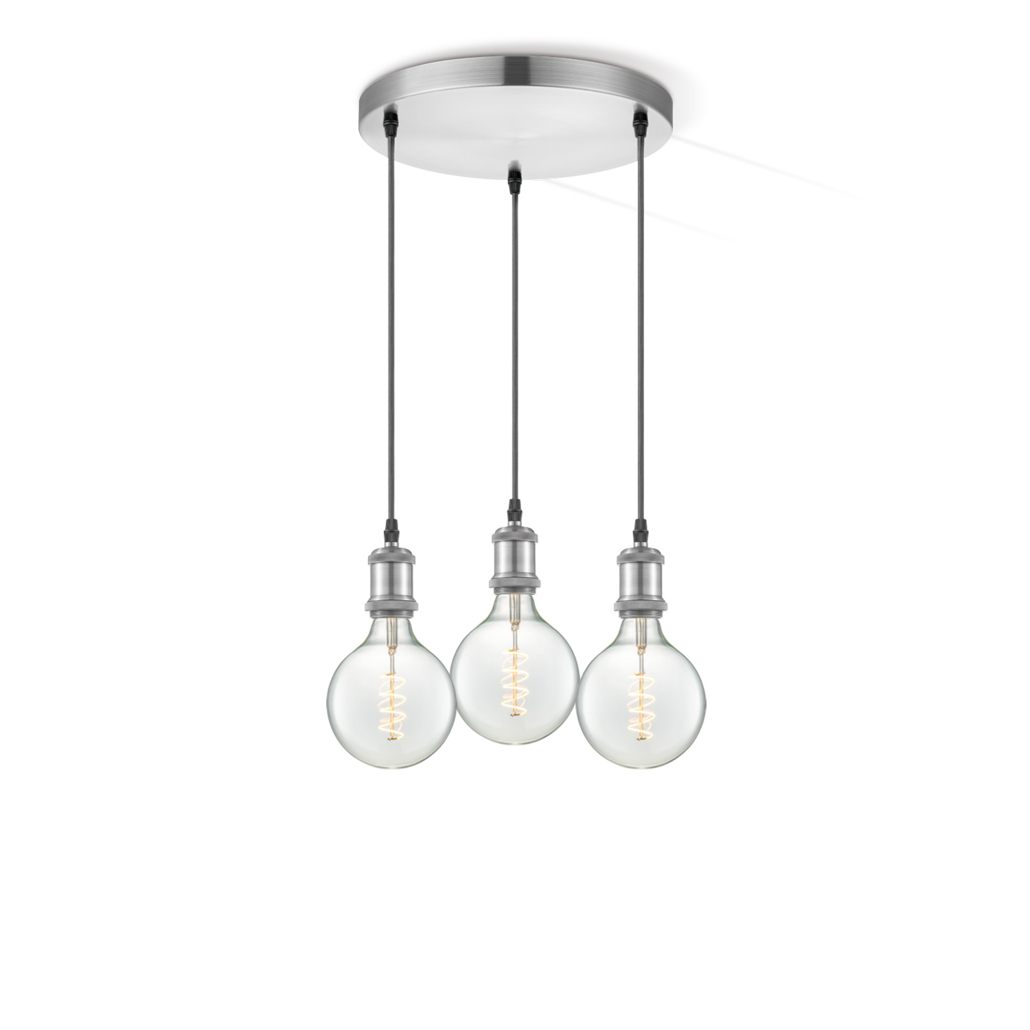 Image of Home sweet home hanglamp Vintage 3L Spiral g125 - helder