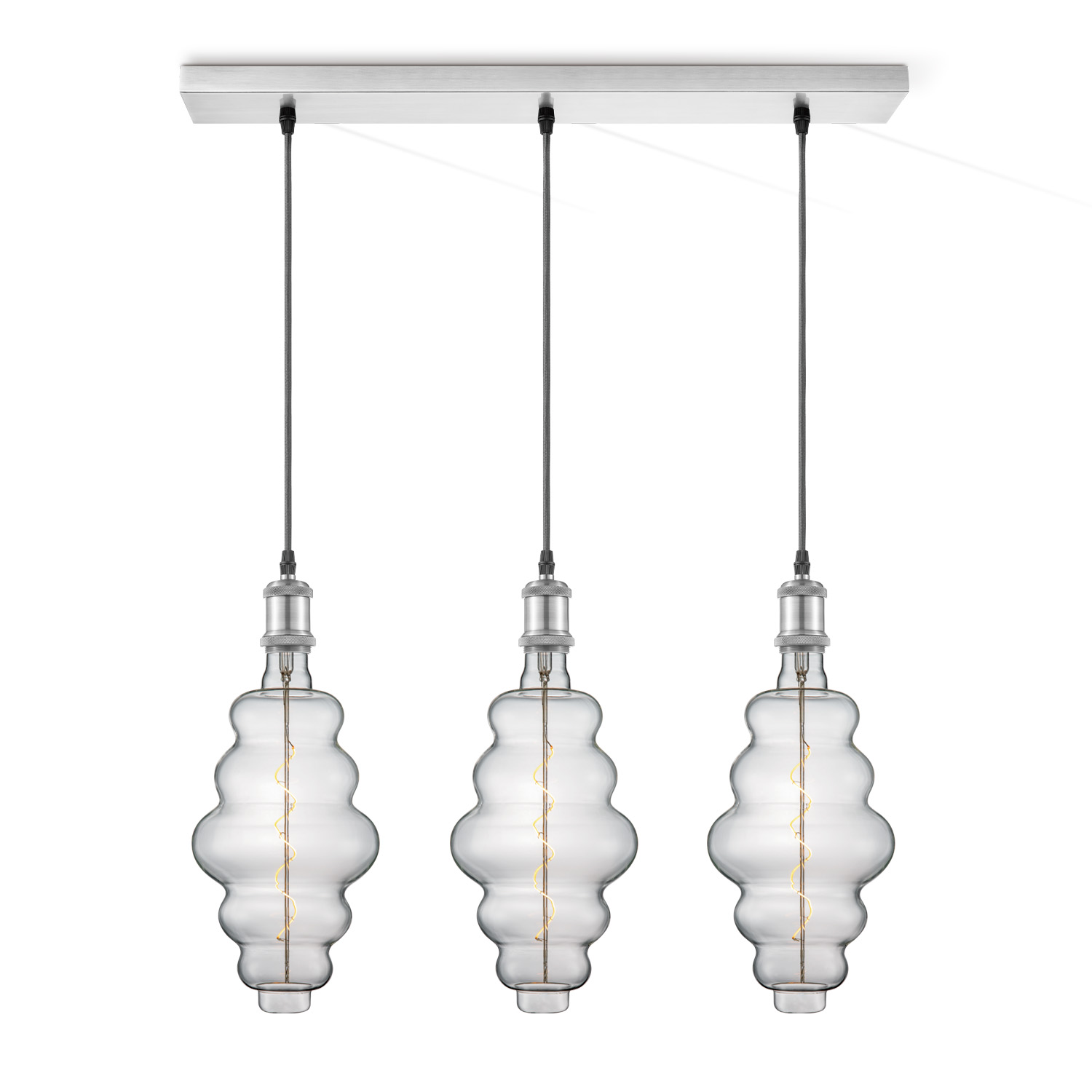 Home sweet home hanglamp Vintage 3L Beam Cloud - helder