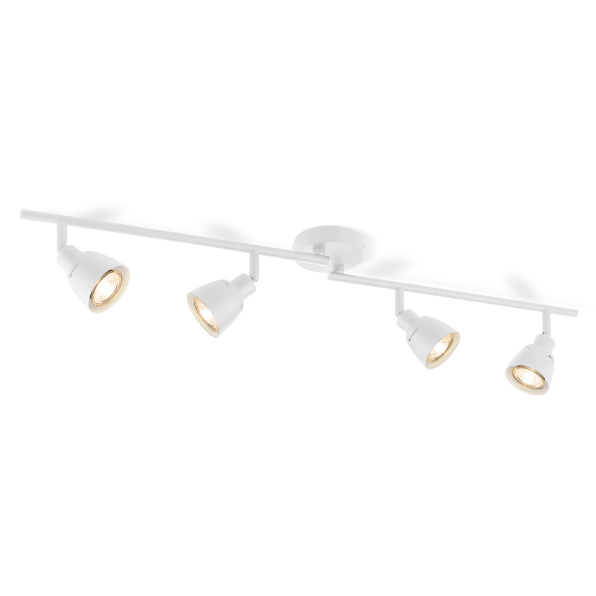 Moderne LED Opbouwspot AKA - Wit - 80.5/9/16.5cm - 4 lichts plafondspot - gemaakt van metaal - voor Woonkamer en Slaapkamer