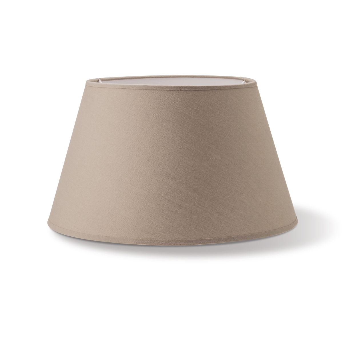 Image of Minimalistische stijl - Stoffen Lampenkap - Conisch - Taupe - 20 x 15 x 13 cm - E27 fitting - Ontworpen voor tafellampen - Ontworpen voor woon- en slaapkamers