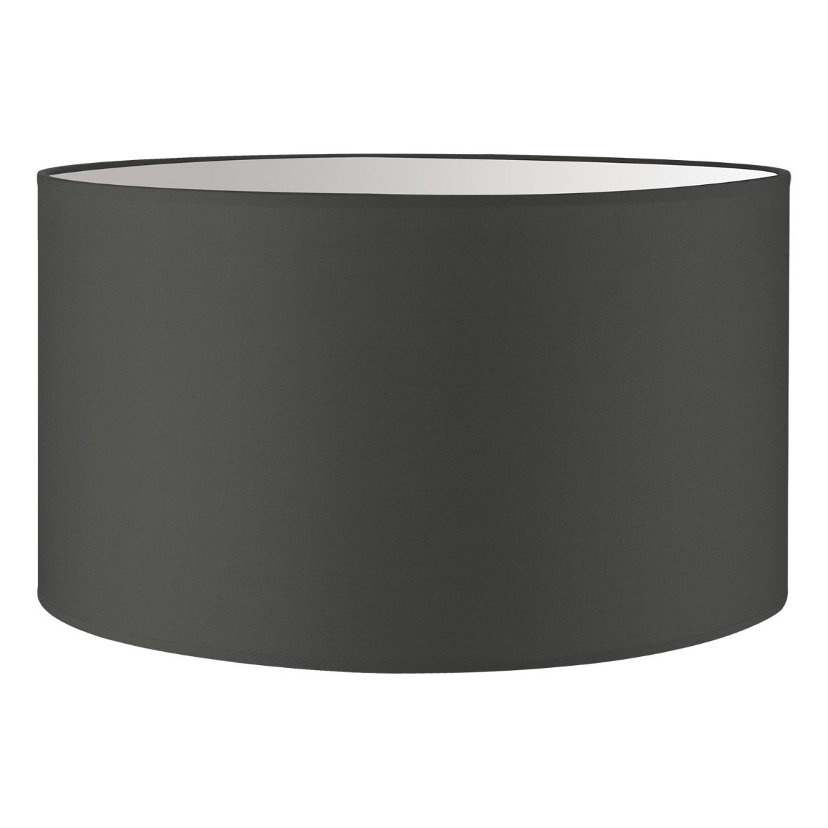 Lampenkap Bling - Antraciet - cilinder - 40/40/22cm - van stof - Moderne stoffen Lampenkap voor E27 lamphouder - RoHS getest - voor vloerlamp, tafellamp, wandlamp en hanglamp