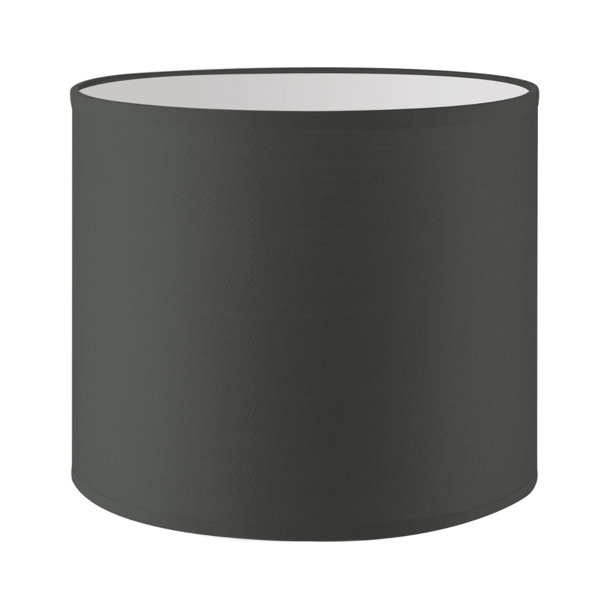 Lampenkap Bling - Antraciet - cilinder - 20/20/17cm - van stof - Moderne stoffen Lampenkap voor E27 lamphouder - RoHS getest - voor wandlamp, tafellamp en hanglamp
