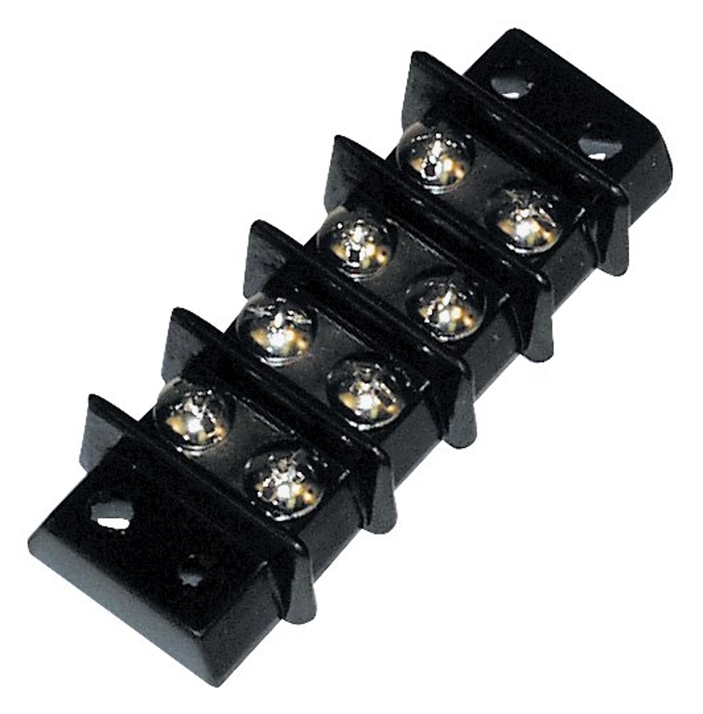 Calterm 08452 Junction Block, 600 V, 30 A, 4-Row