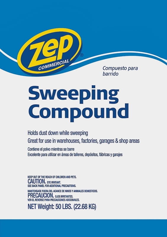 Zep HDSWEEP50 Sweeping Compound, 50 lb Bag, Solid