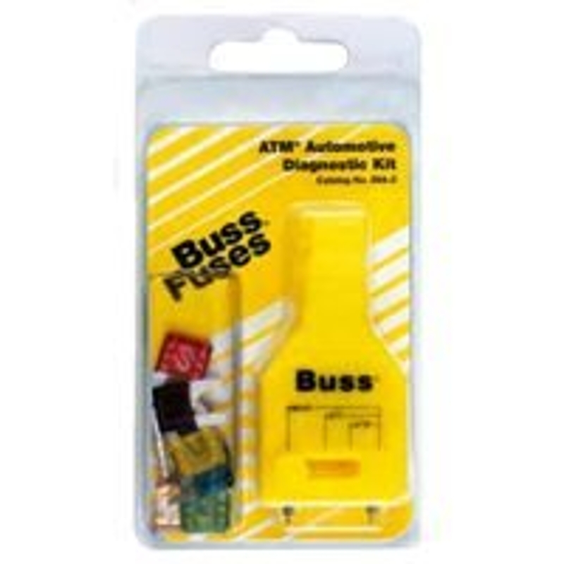 Bussmann DIA-2 Diagnostic Assortment Kit, Fast-Acting Fuse, 32 V, 2 to 30 A, 1 kA Interrupt