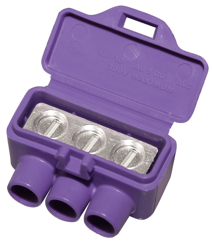 King Innovation AlumiConn 95110 3-Port Wire Connector, #12 King Innovation AlumiConn 95110 3-Port Wire Connector, #12