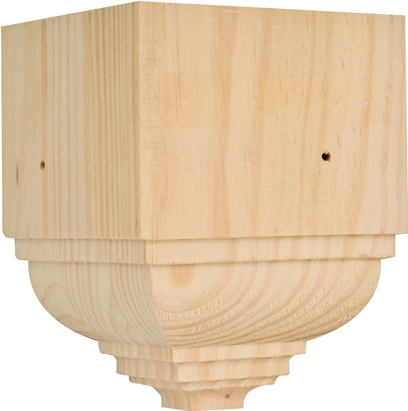 Waddell OCTB52 Crown Trim Block, Wood, Natural